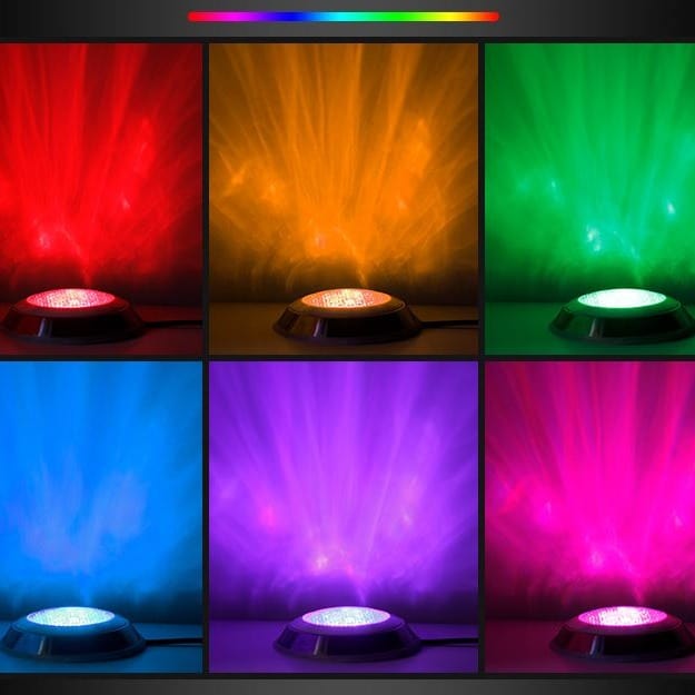 Hublot piscine RGB+CCT - 12~24V AC/DC - 15W Gamme LORA -1100 lumens - IP68 - Lumihome