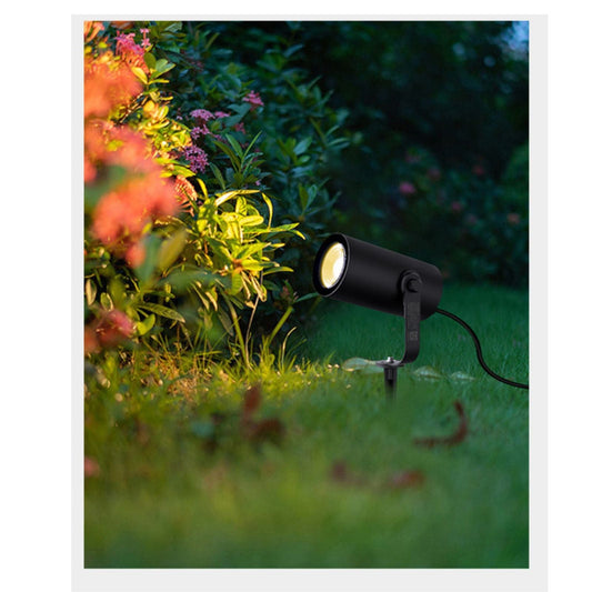 Spot à planter LED RGB/CCT connecté Mi–Boxer - 1100 lumens - 230V - 12W - Télécommandable - Lumihome-France.com