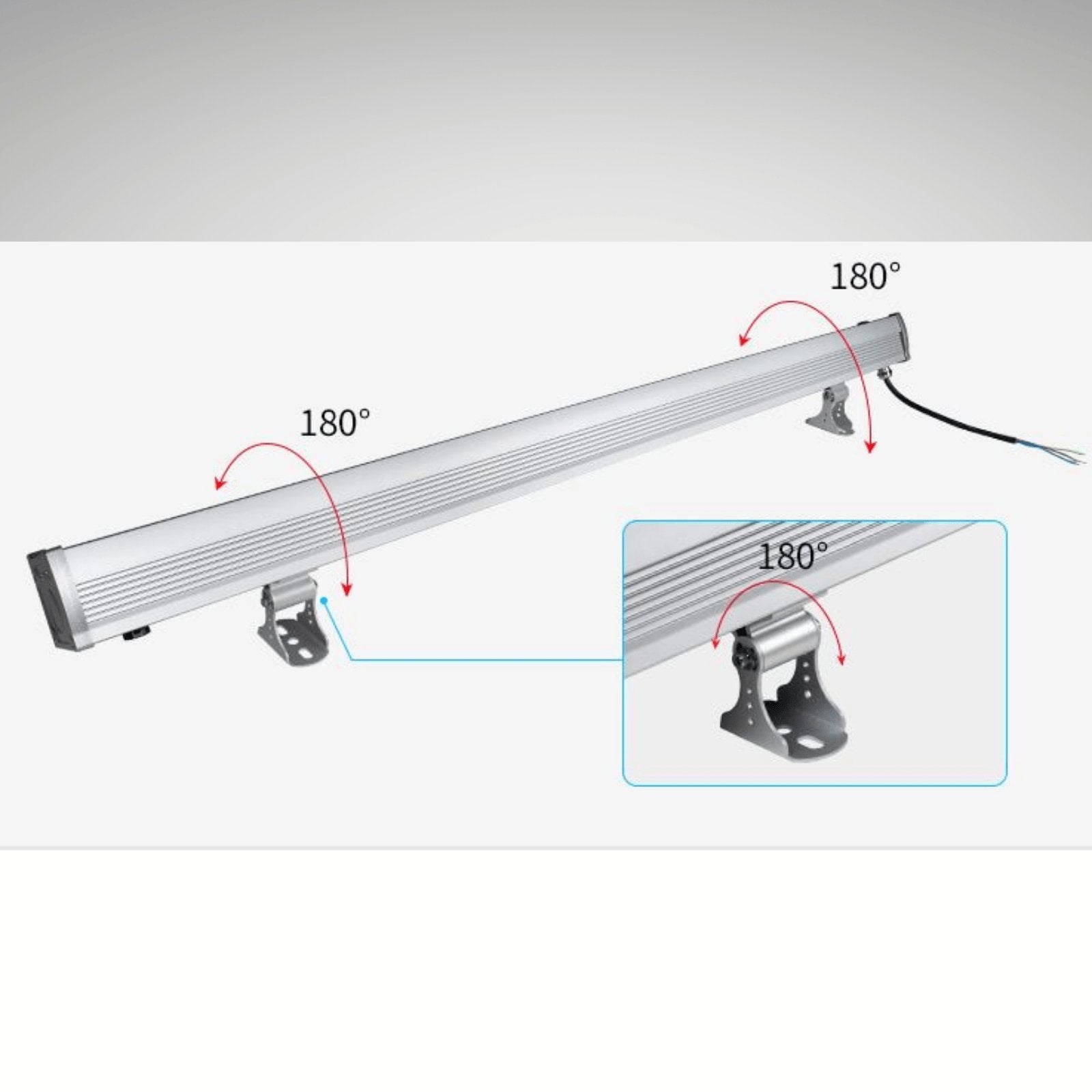 Led fassadenbalken aussen RGB+CCT Mi-boxer - 230V- 24W - Fernbedienbar - IP66 - Lumihome-France.com