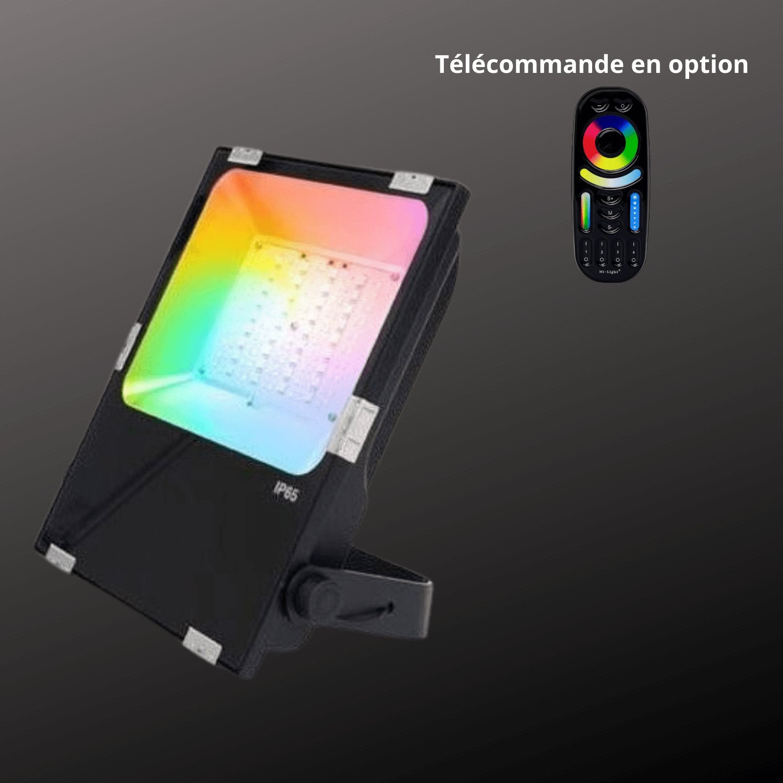 Led-Scheinwerfer für den Außenbereich RGB-CCT Mi-Boxer - 230V - 30W - Fernbedienung nicht enthalten - Lumihome-Deutschland.com