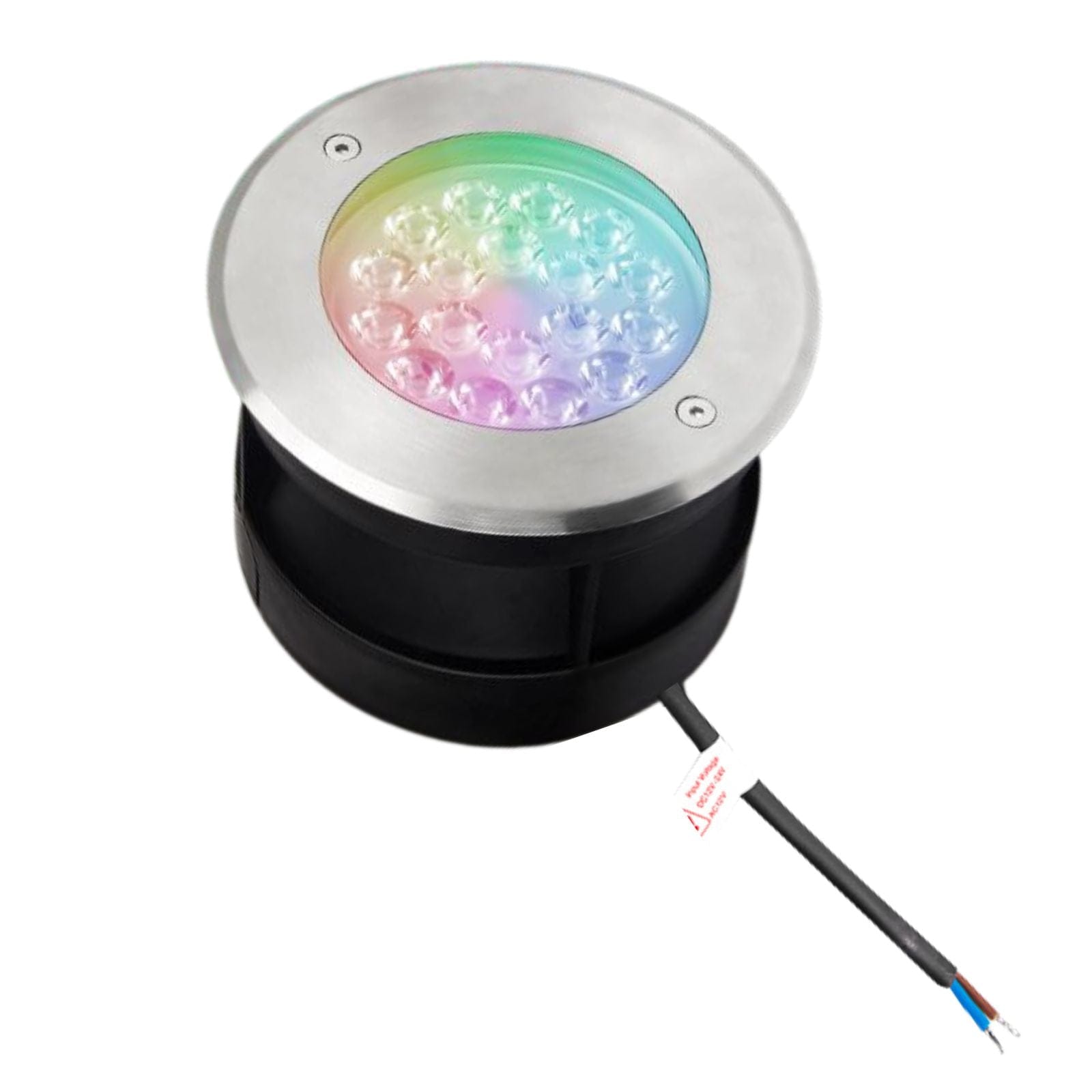 Led-Einbaustrahler RGB+CCT Serie LoRa - 12-24V AC/DC - Ø15cm - 600 Lumen - IP68 - Lumihome-France.com