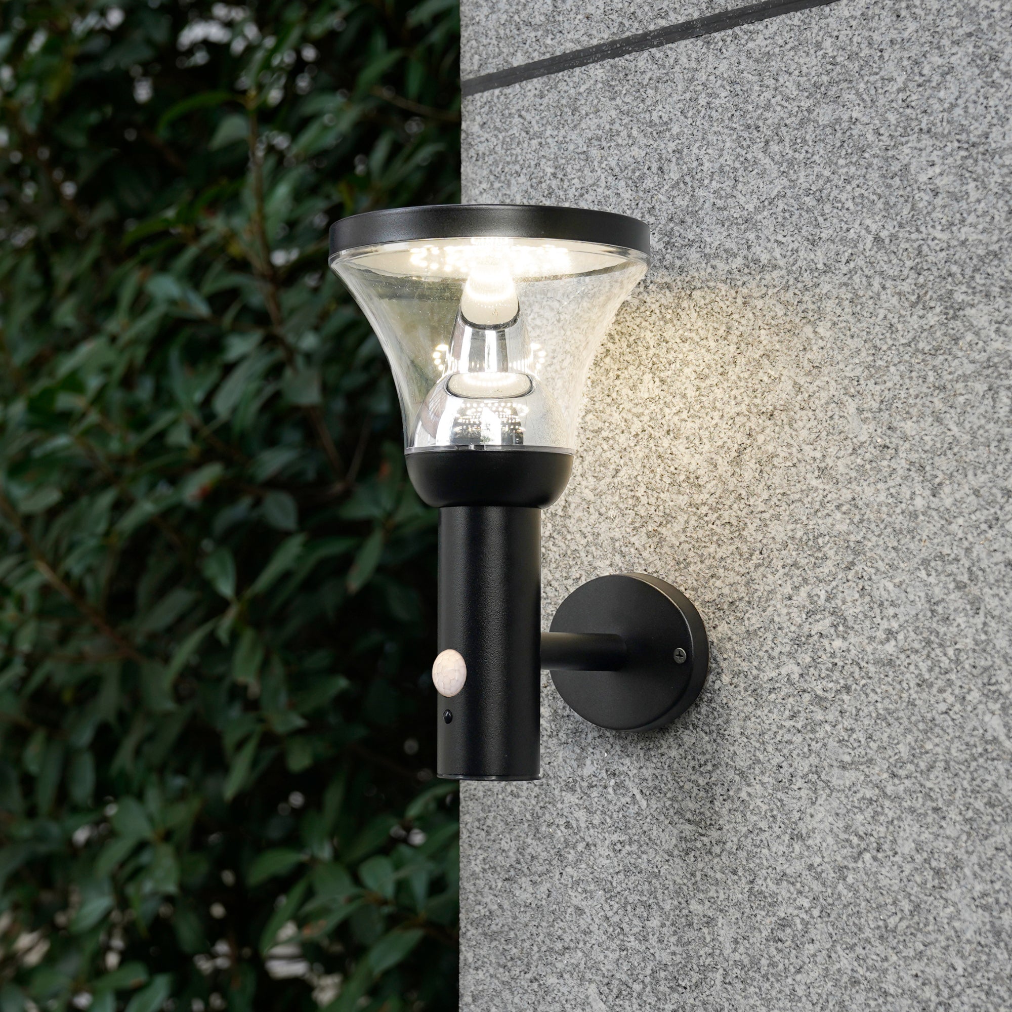 DIVA solar Led wall light - Motion detector - 3 lighting modes 75 to 600 lumens - Lumihome