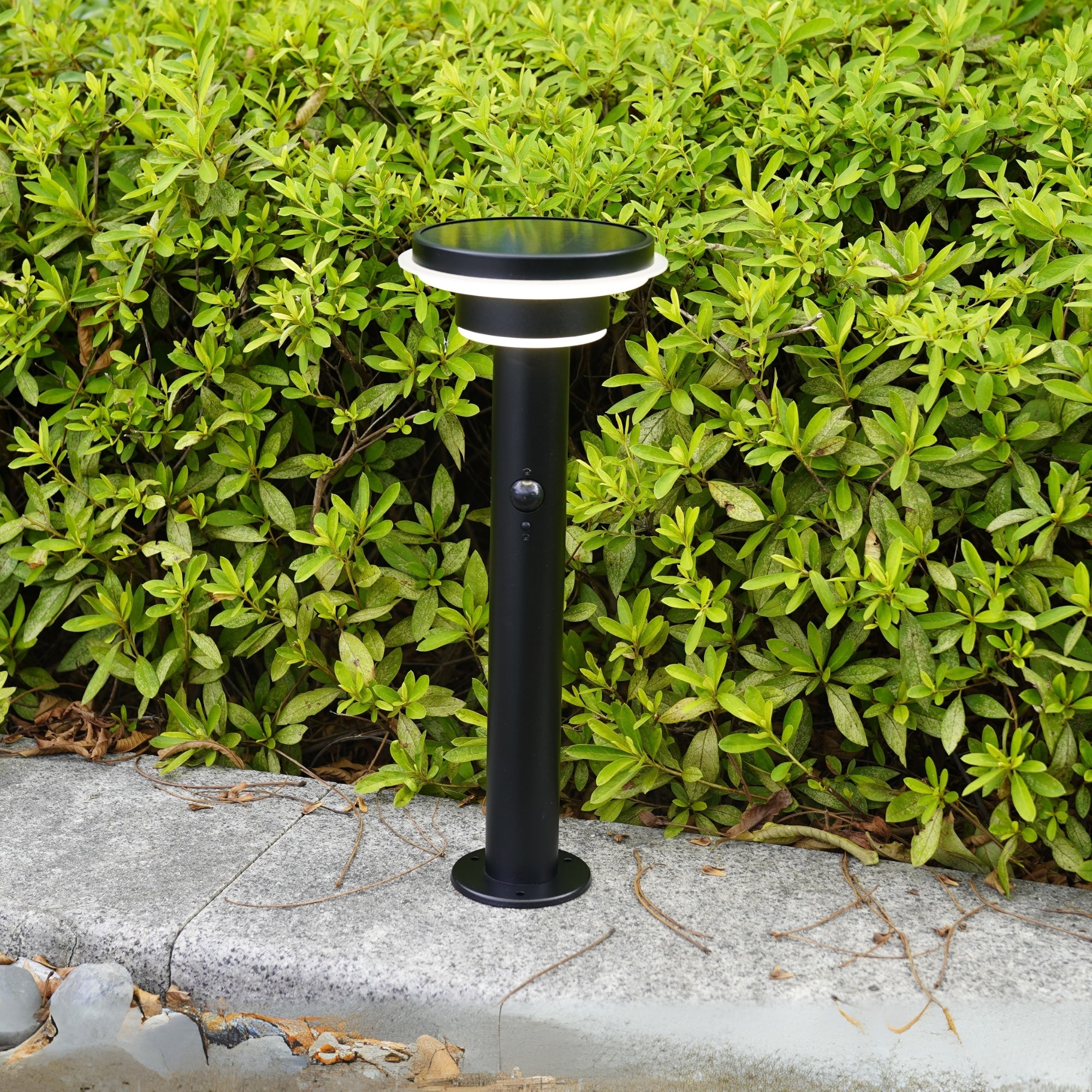 GENOVA solar Led bollard - Motion detector - 3 lighting modes 100 to 1000 lumens - Lumihome