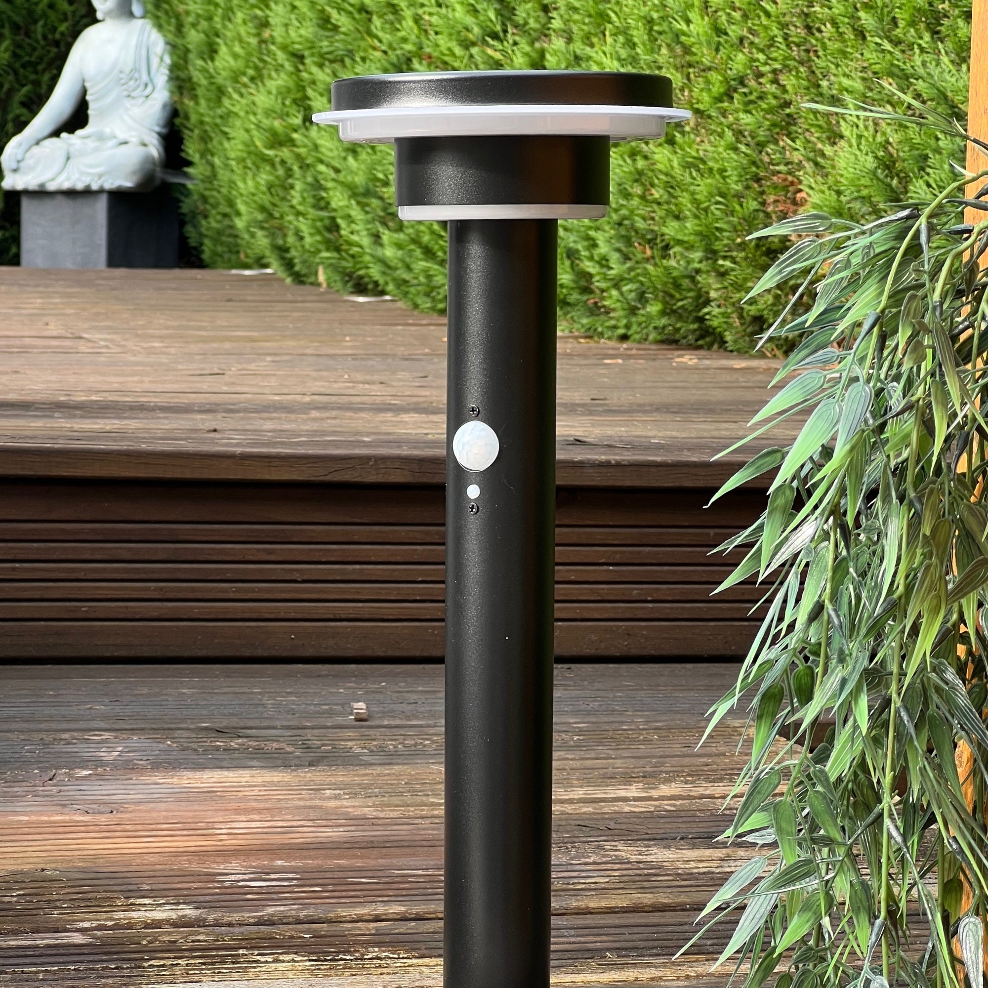 GENOVA solar Led bollard - Motion detector - 3 lighting modes 75 to 600 lumens - Lumihome