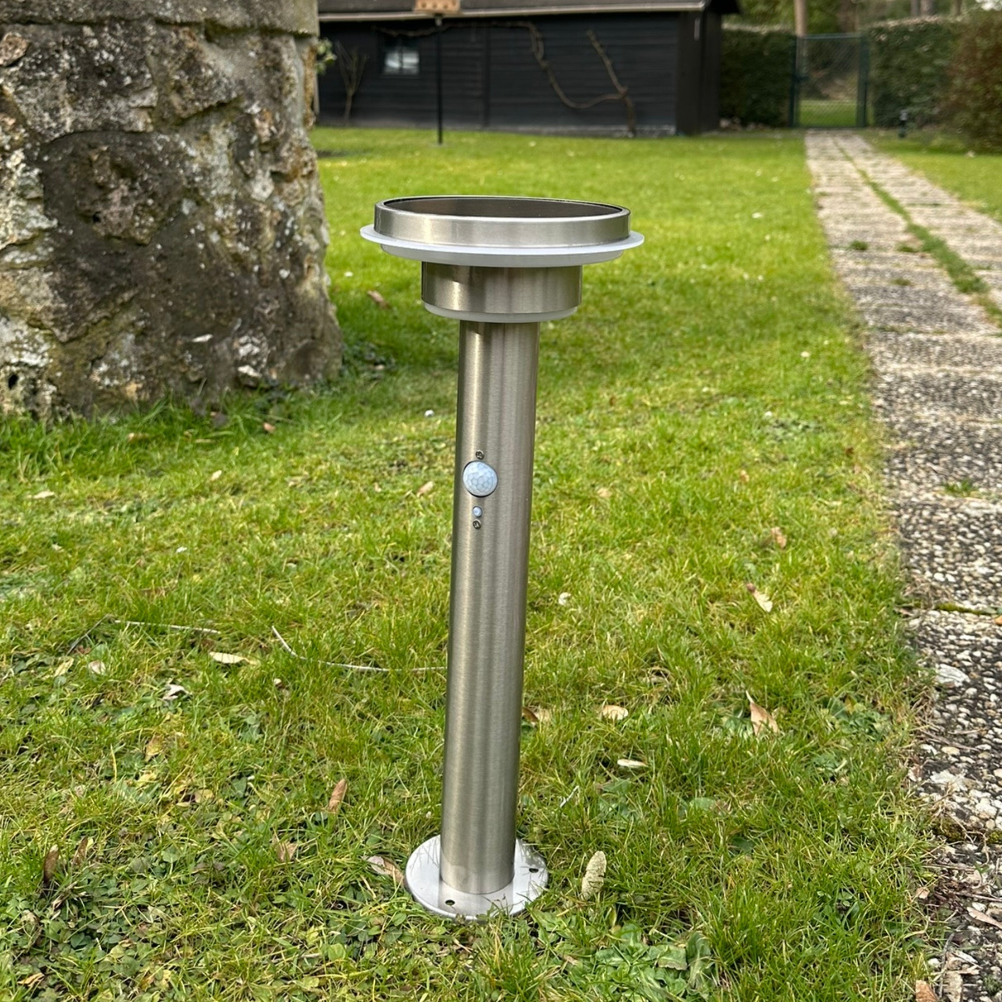 GENOVA solar Led bollard - Motion detector - 3 lighting modes 75 to 600 lumens - Lumihome