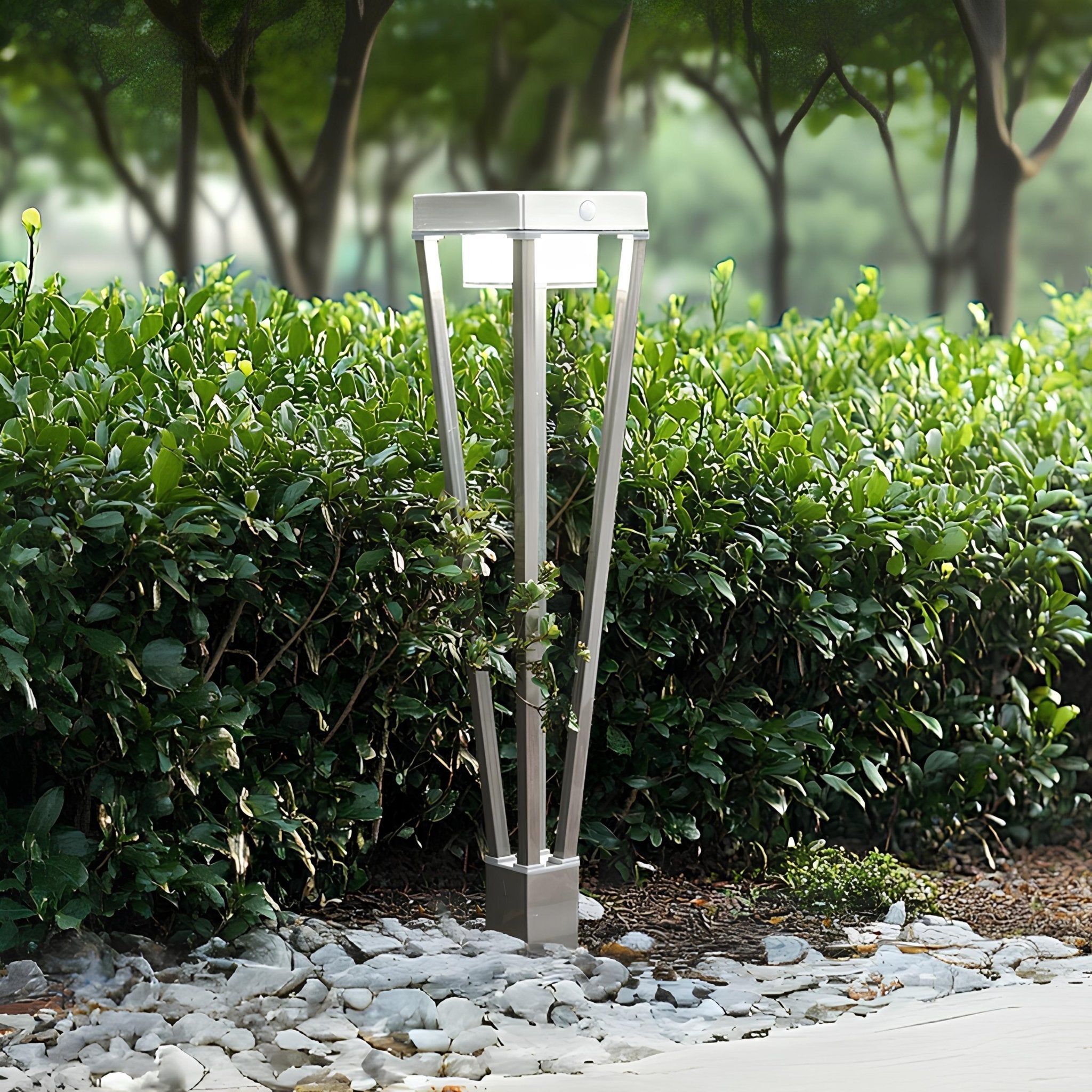 Led solar bollard LUXOR - Motion detector - 3 lighting modes 75 to 600 lumens - Lumihome