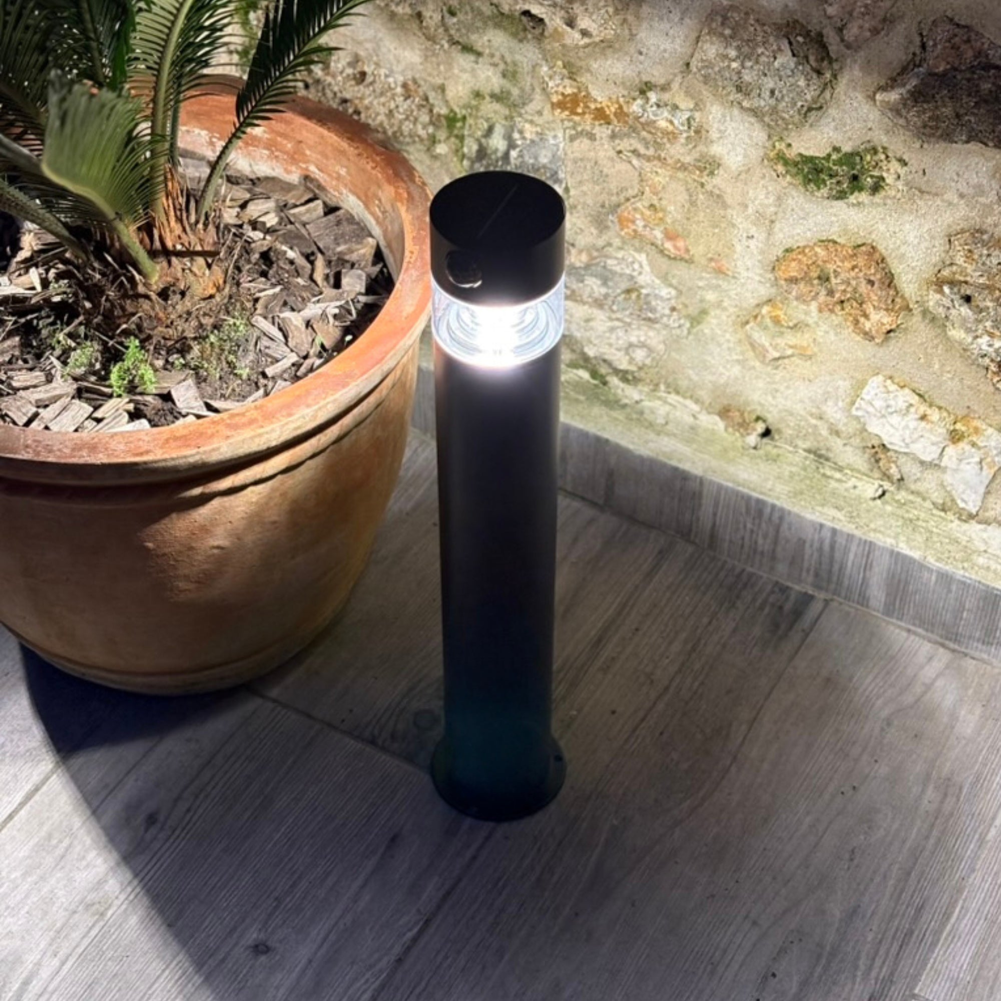 ORION solar led bollard - To be planted - Height 50 cm - From 75 to 150 lumens - Lumihome