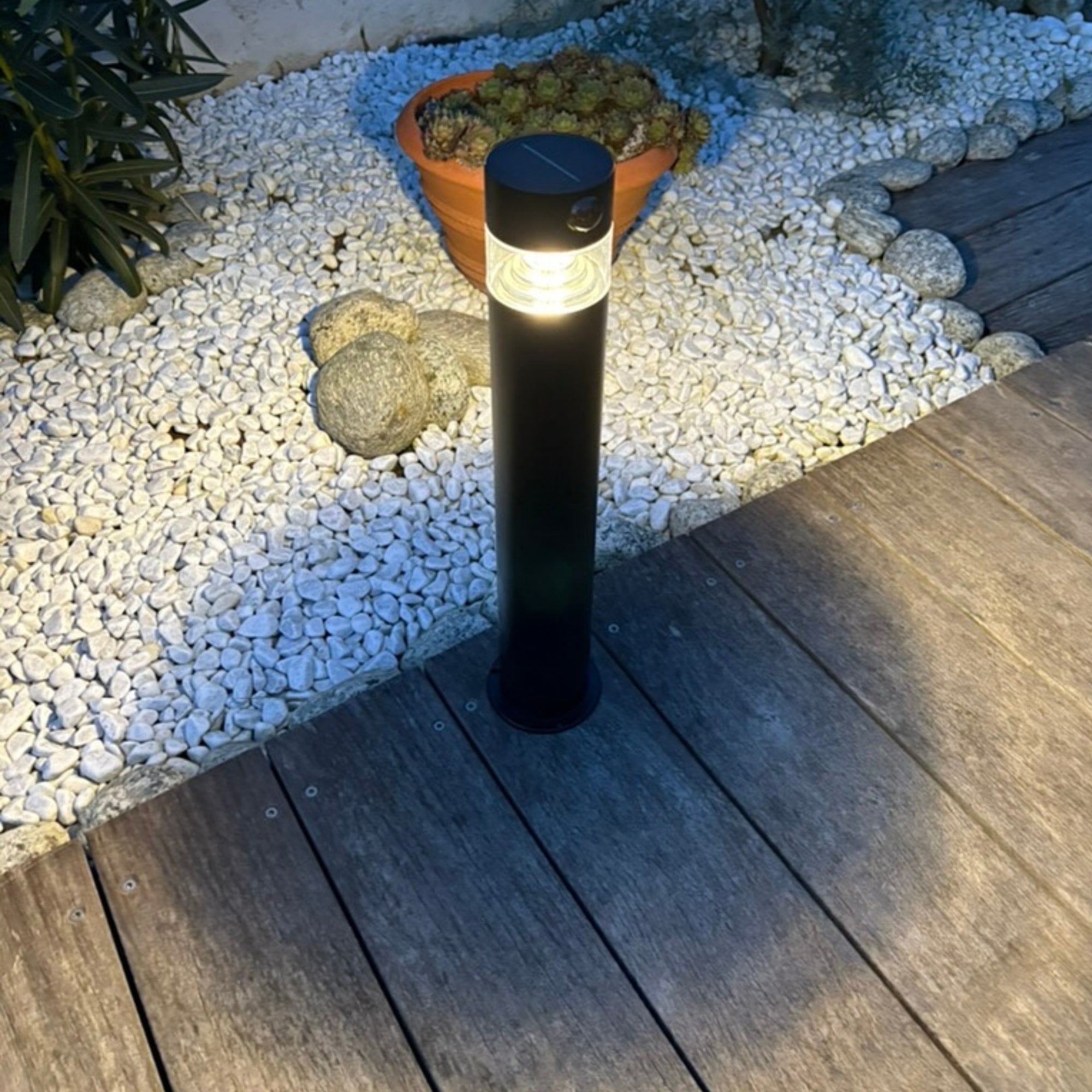 ORION solar led bollard - To be planted - Height 50 cm - From 75 to 150 lumens - Lumihome