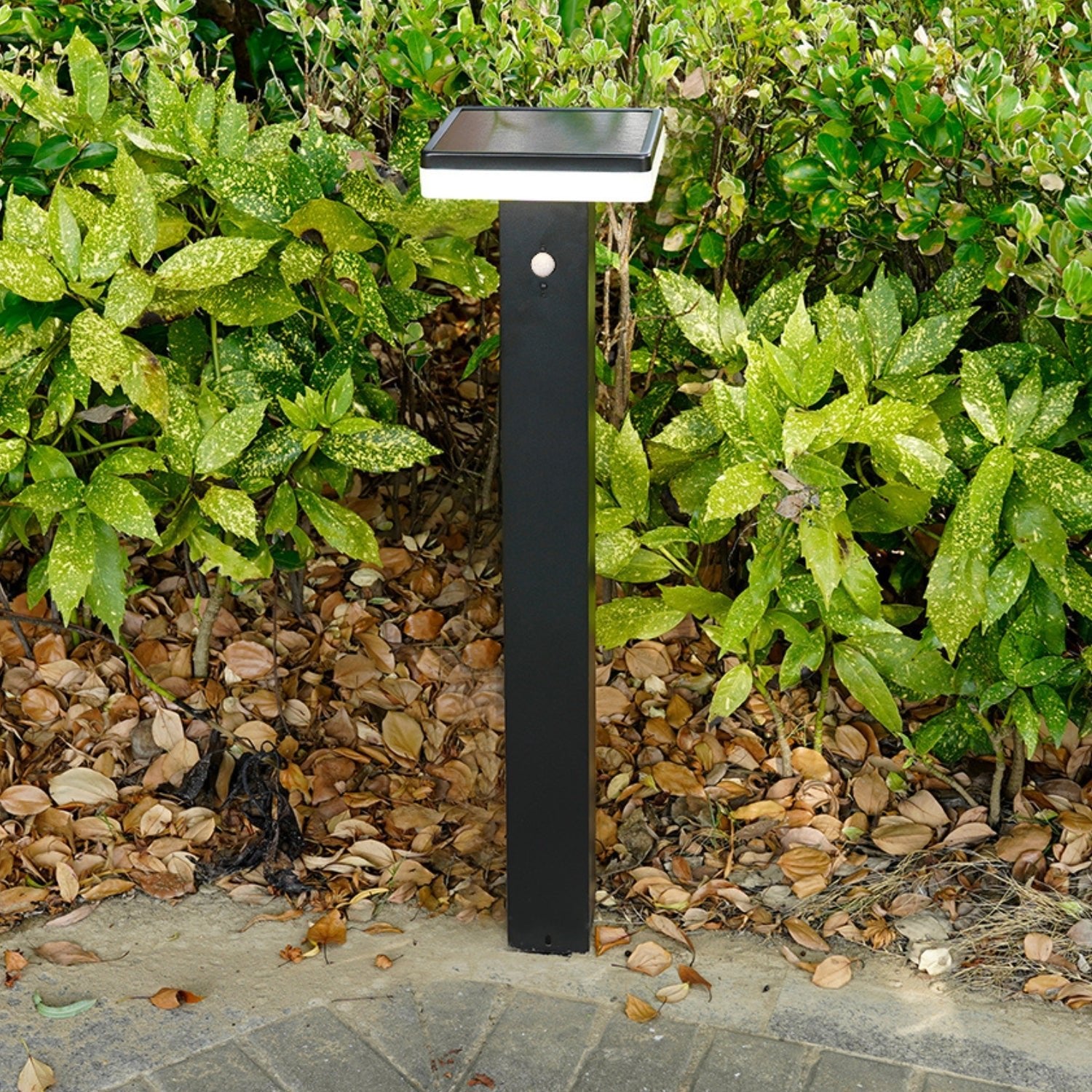 SUN-1000 solar Led bollard - Motion detector - 3 lighting modes 150 to 1000 lumens - Lumihome