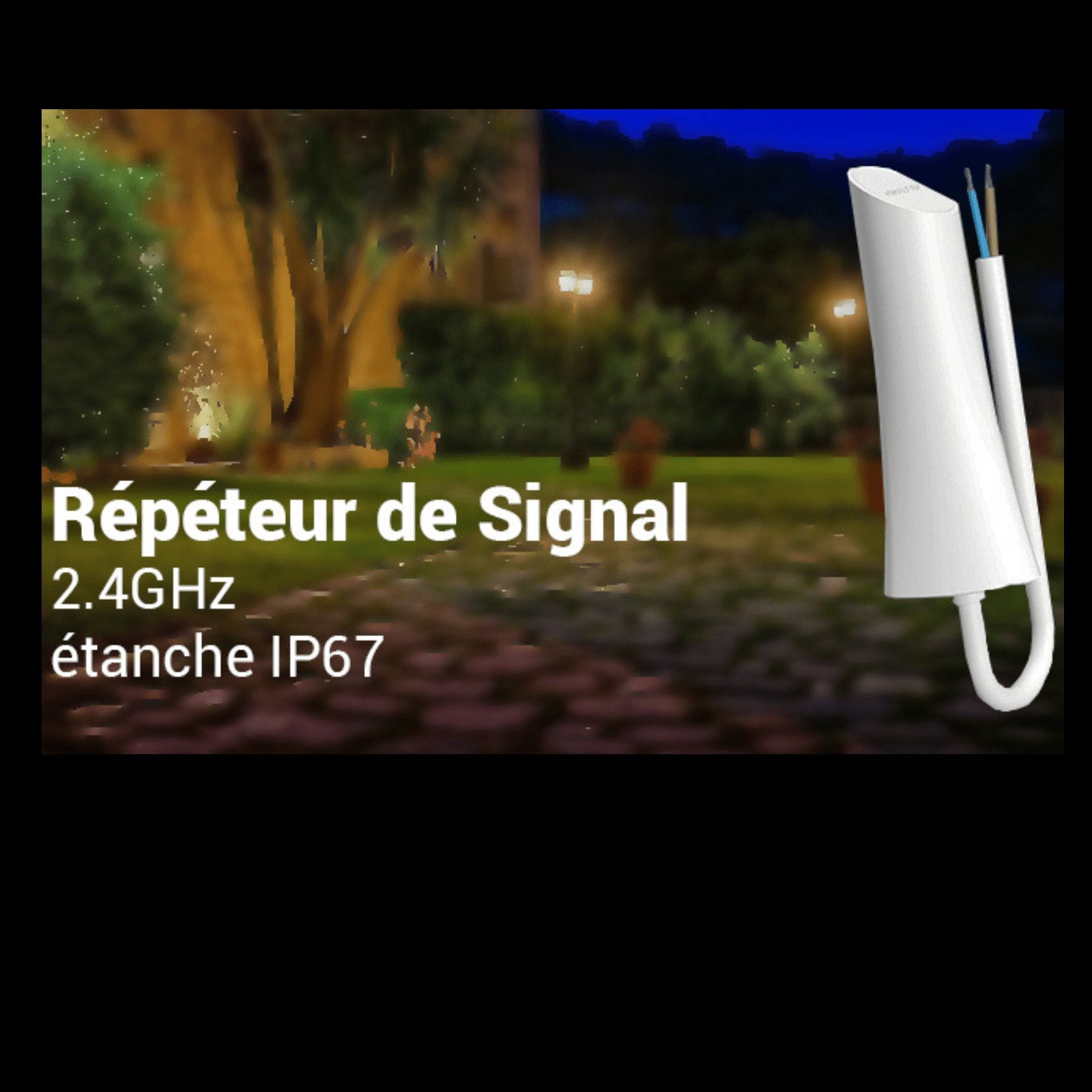 Signal amplifier for RGB+CCT lighting connected MI-Boxer 2.4GHz series - Lumihome-France.com