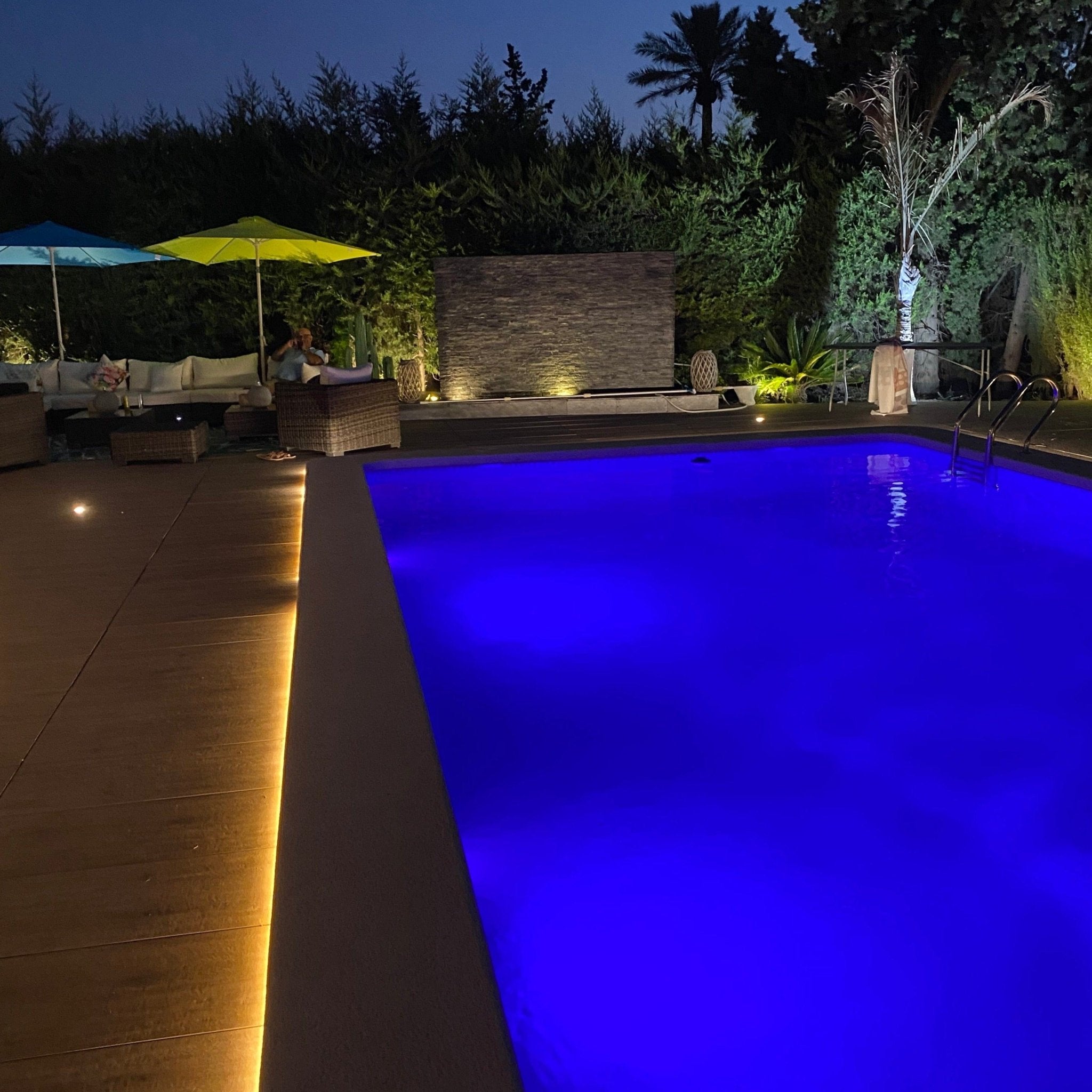 PAR56 pool bulb - AC12V / DC12~24V - RGBWW (LORA range) - 18W - 1800 lumens - Remote control - Lumihome-France