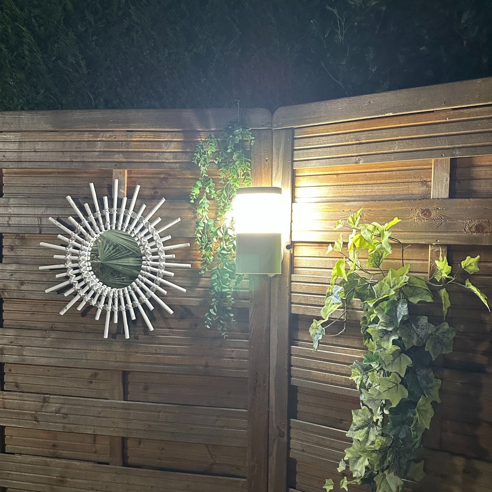 Outdoor white led wall lamp DALLAS - 230V - 1000 lumens - Lumihome-France.com