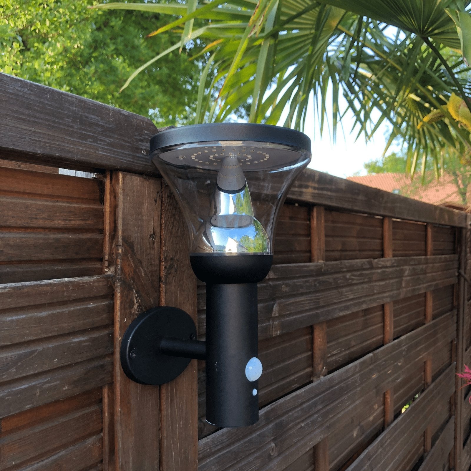 Led solar wall lamp DIVA - HY22WSRB - Motion detector - 3 lighting modes 75 to 600 lumens - Lumihome-France.com