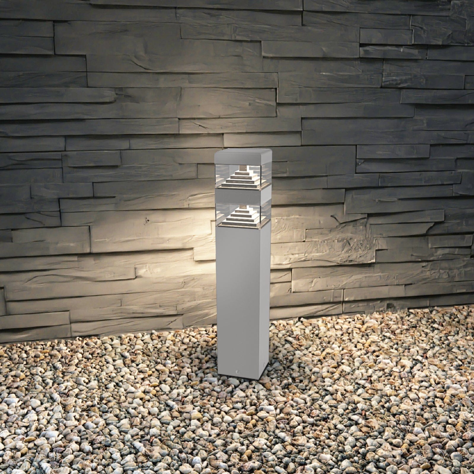 Pyramid Bollard 32 Leds - 230V - 1000 lumens - Lumihome-France.com