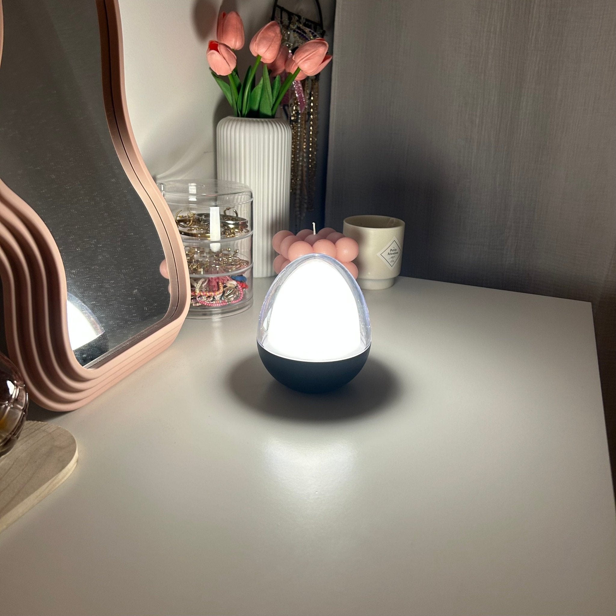 JOY LED table lamp - cordless - USB rechargeable - multifunctional - RGB+CCT - 40 to 400 lumens - Lumihome-France.com