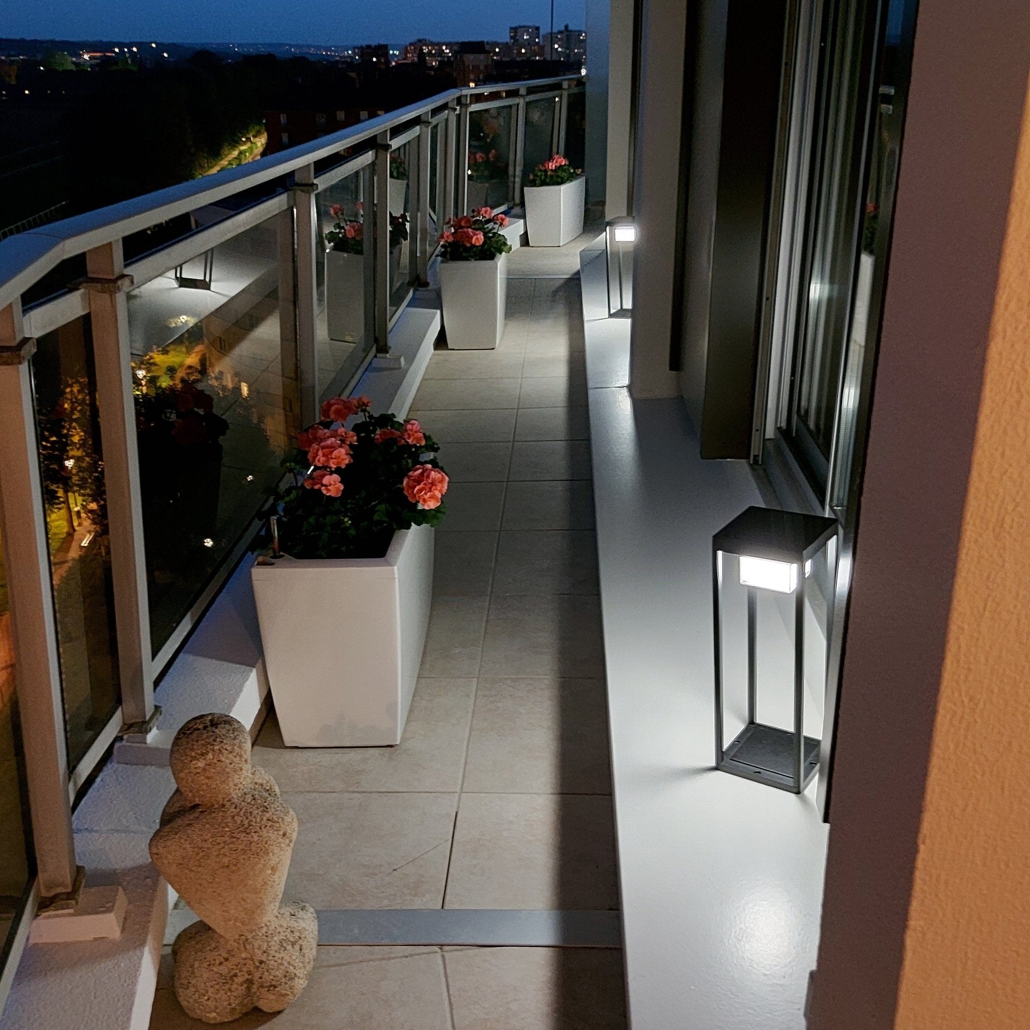 Lantern Led solar & Usb Picasso- Height 50 cm - Lumihome-France.com