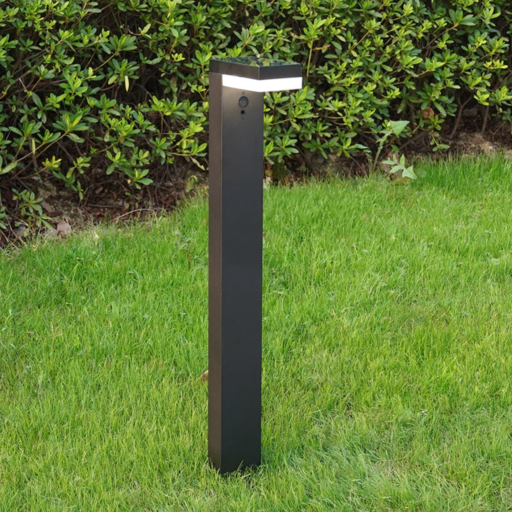 VENUS Solar Led Bollard - Detector de movimiento - 3 modos de iluminación 100 a 1000 lúmenes - Lumihome