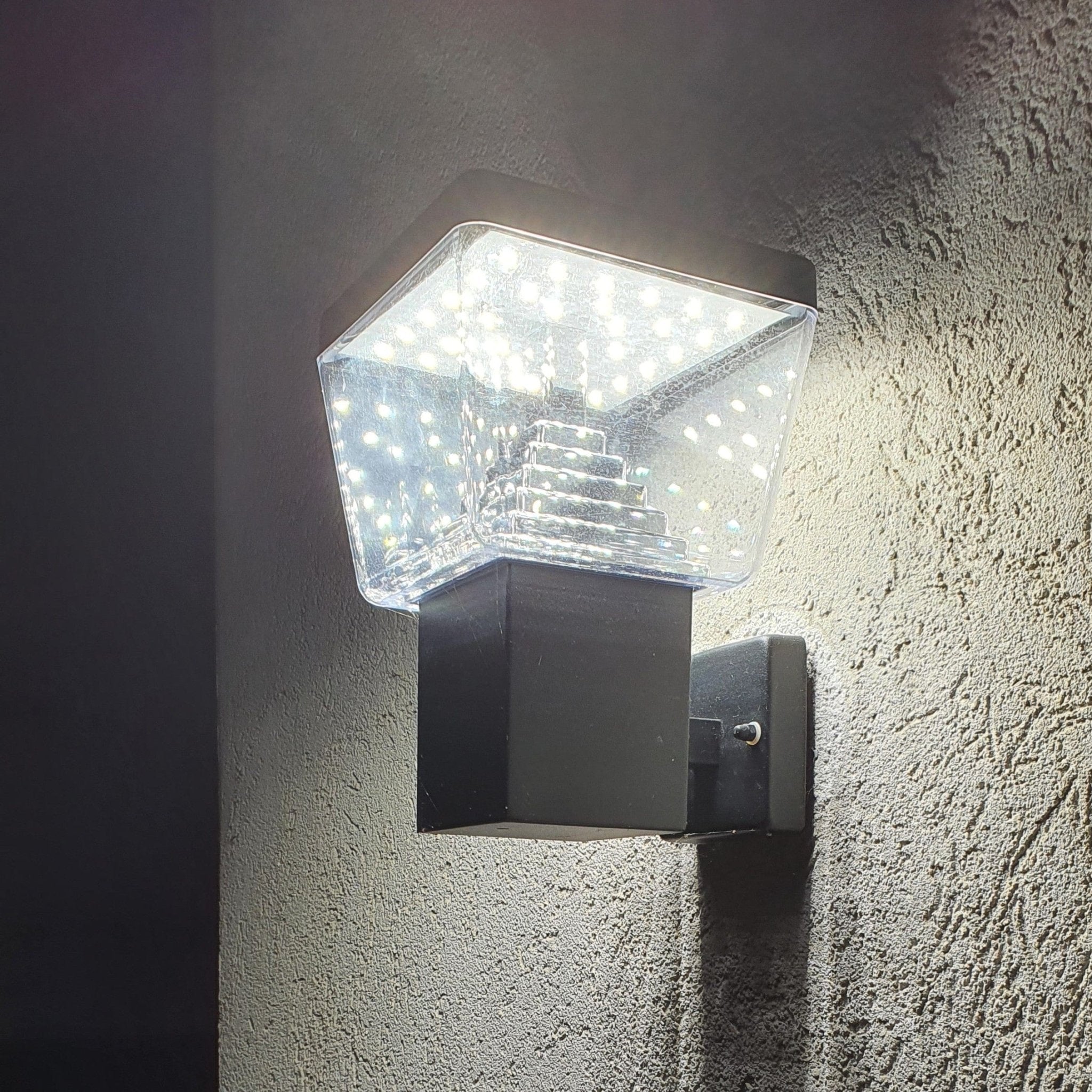 Aplique de exterior LIBERTY - 230V - 1000 lumens - 60 led - negro - Lumihome-France.com