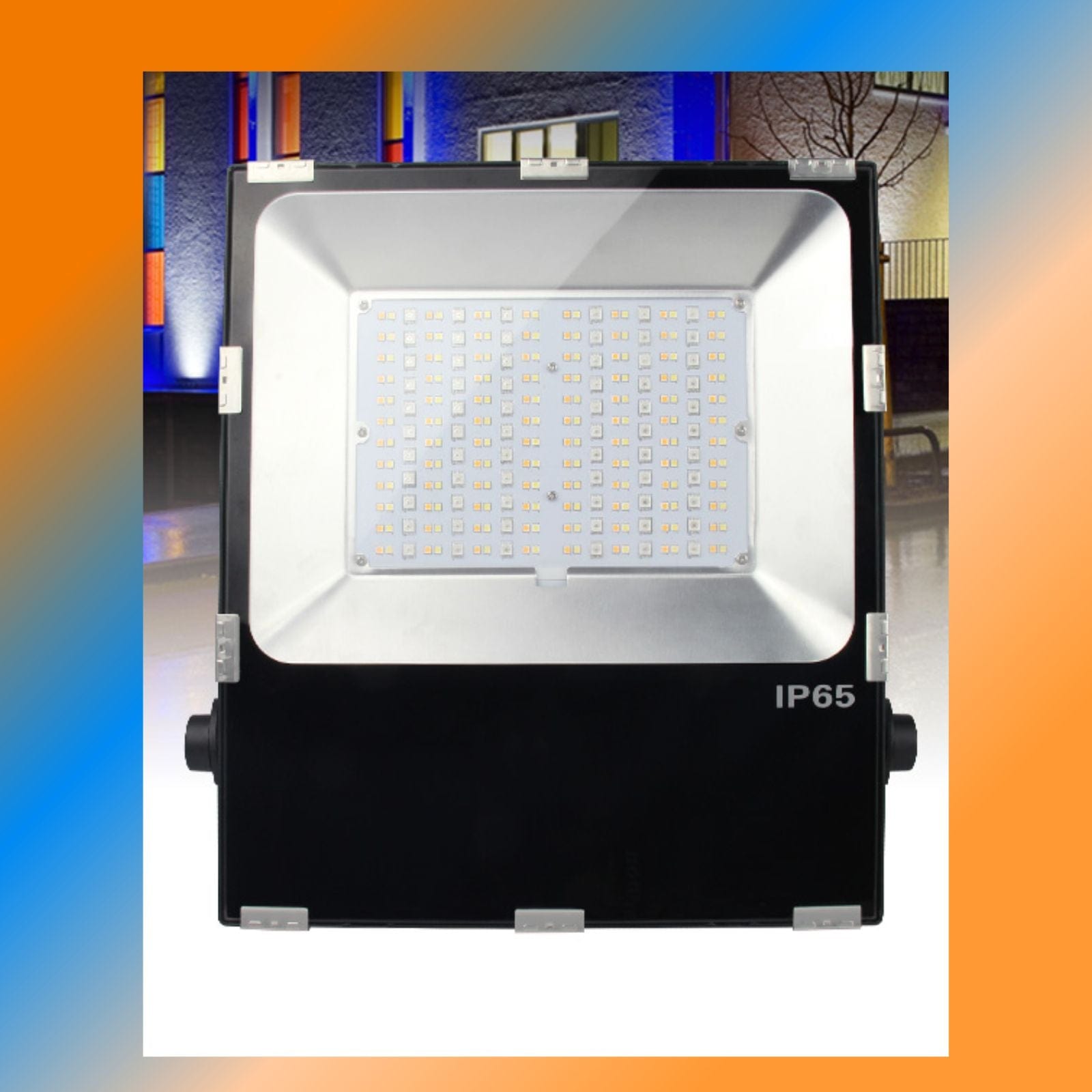 Foco de exterior ultrapotente Led RGB-CCT Mi-Boxer - 230V - 100W - Mando a distancia no incluido - Lumihome-France.com