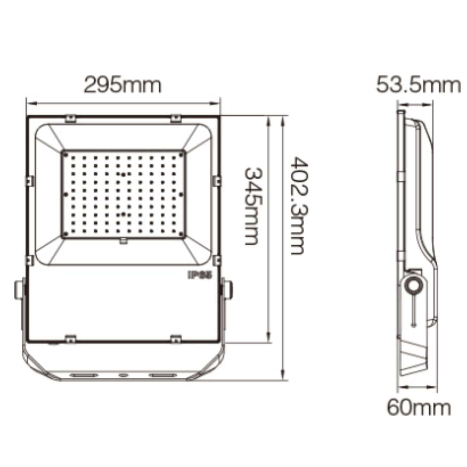 Foco de exterior ultrapotente Led RGB-CCT Mi-Boxer - 230V - 100W - Mando a distancia no incluido - Lumihome-France.com