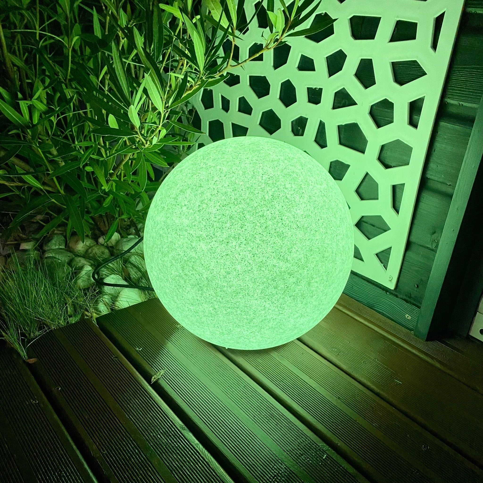 Esfera de luz decorativa exterior/interior - 230V - Diámetro 38cm - para bombilla E27 (no incluida) - IP65 - Lumihome-France.com