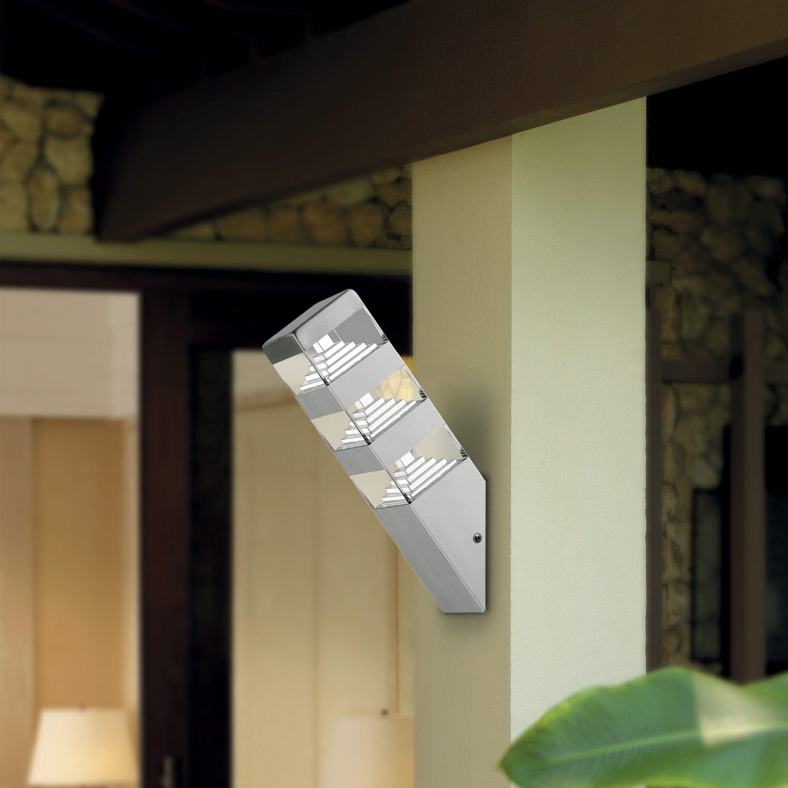 Lampada da parete a piramide led 64 led - 230V - 1500 lumen - 4000K - Lumihome-France.com