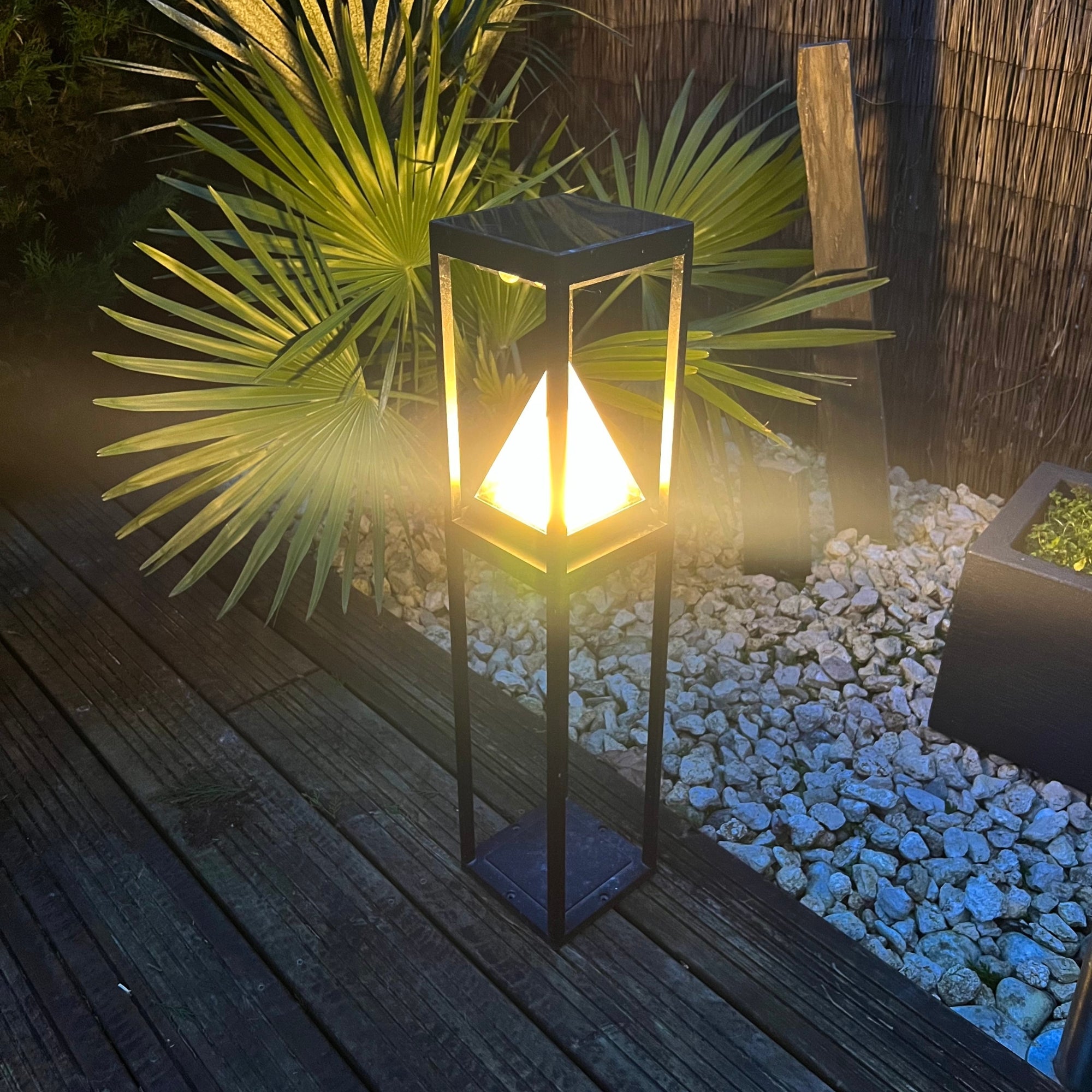 Candeeiro de mesa LED solar KEOPS - Detetor de movimento - 3 modos de iluminação de 75 a 600 lúmens - Lumihome