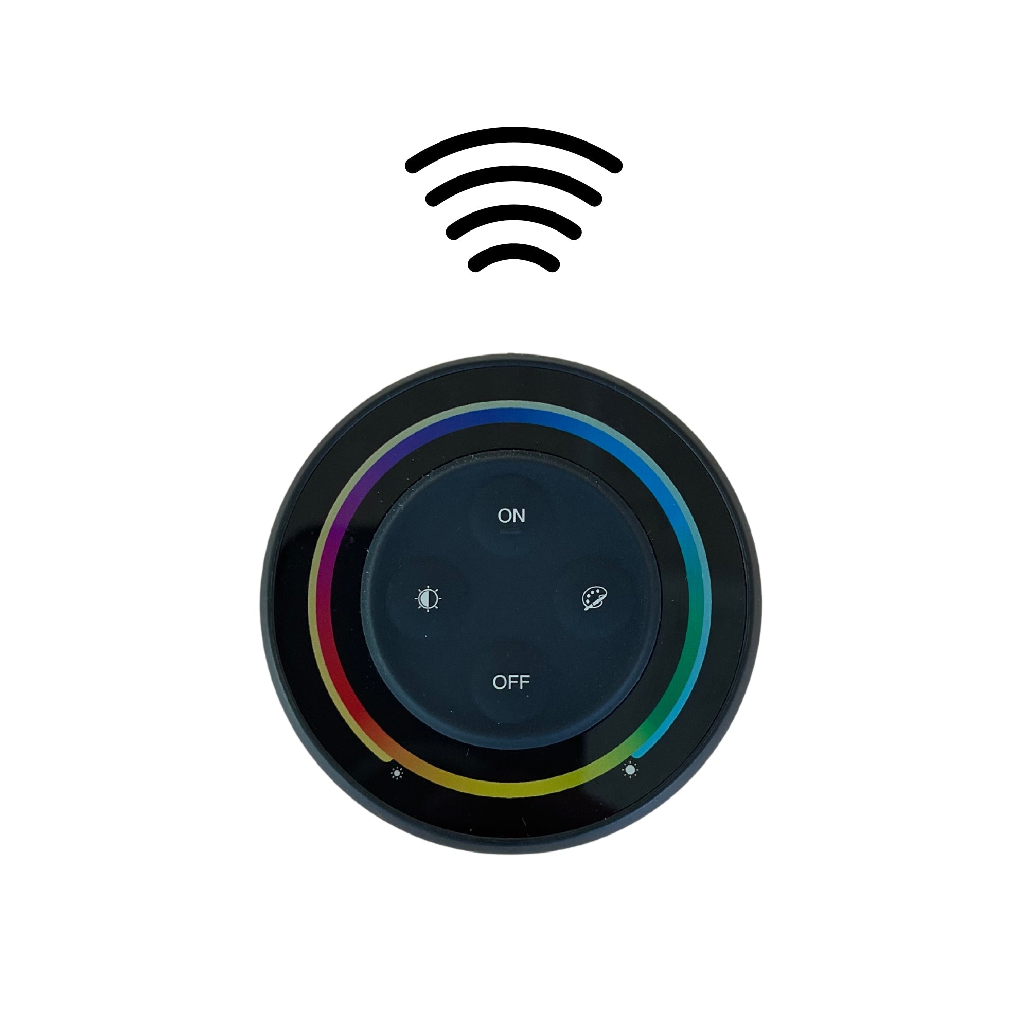 Controlo remoto preto RF RGBWW de 1 zona para a gama MI-LIGHT connected - Lumihome-France.com