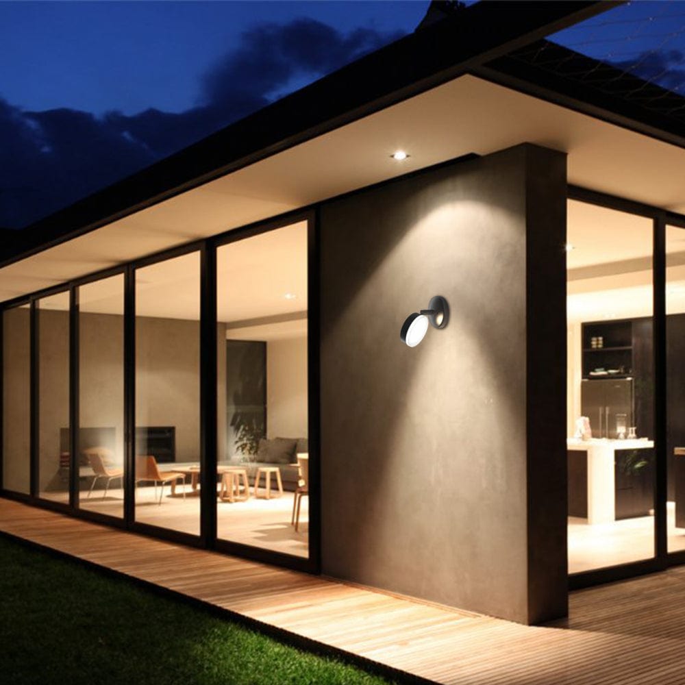 Candeeiro de parede exterior VULCAN - antracite cinzento - Suporte GX53 - Cabeça ajustável - Lumihome-France.com