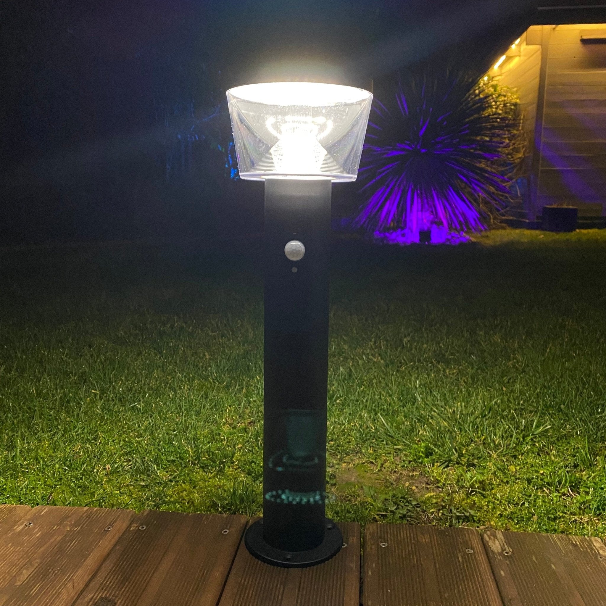 Dissuasor solar LED DUBLIN - Detetor de movimento - 3 modos de iluminação - 75 a 600 lúmens - Lumihome-France.com