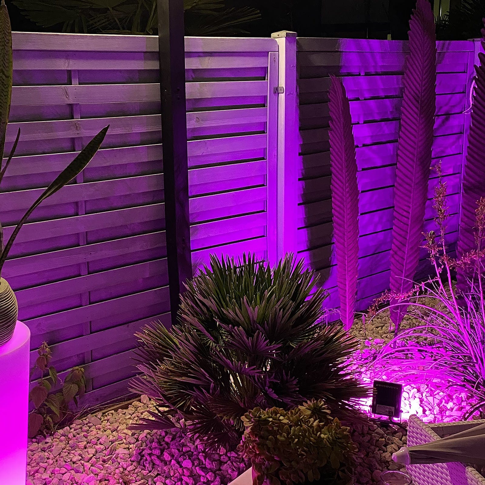 Projetor LED de exterior RGB-CCT Mi-Boxer - 230V - 10W - Controlo remoto não incluído - Lumihome-France.com