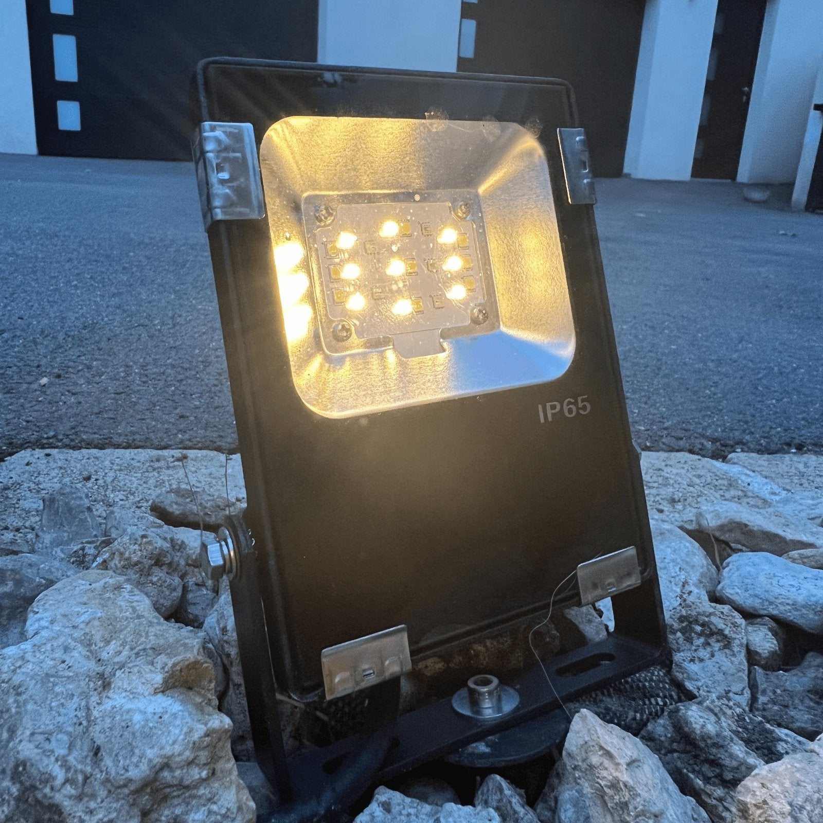 Projetor LED de exterior RGB-CCT Mi-Boxer - 230V - 10W - Controlo remoto não incluído - Lumihome-France.com