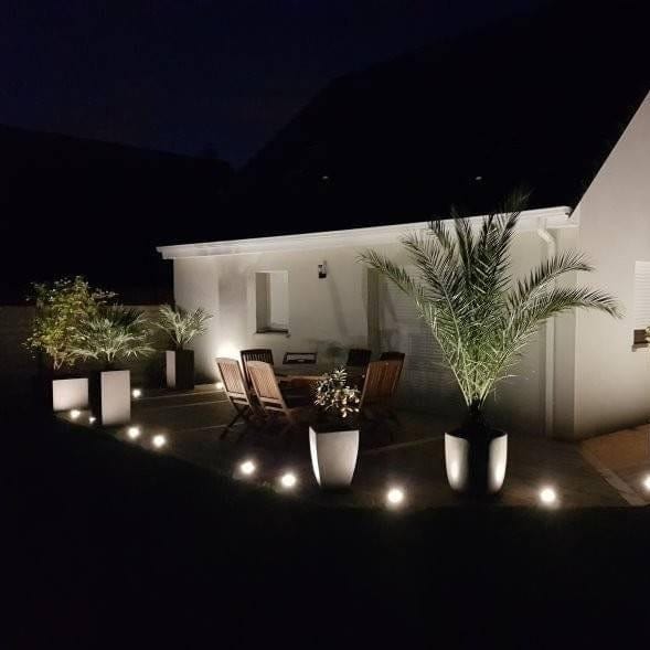 Projetor LED de encastrar SOL60 - 230V- Ø 12 cm- Branco frio 6000K° - 500 lúmens - Lumihome-France.com